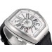 Franck Muller Vanguard Crazy Hours™ ETA1115 Replica Uhren mit silberne Regulierschrauben
