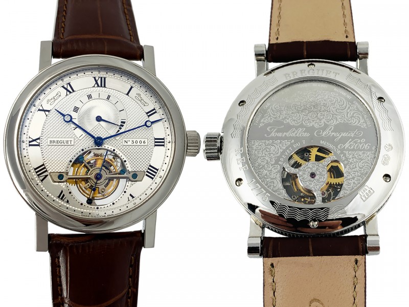 Breguet Jubilee Flying Tourbillon mit Titan Stellzeiger id 725ETA